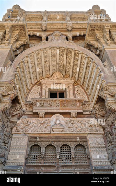 Low Angled View Of External Facade Of Baron Empain Palace Heliopolis