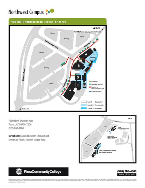 Pima Community College West Campus Map