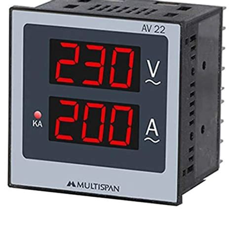 Digital Volt Amp Meter, For Industrial at Rs 650/piece in Faridabad ...