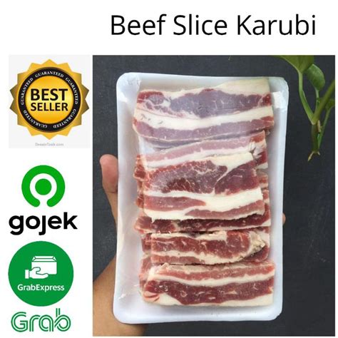 Jual Beef Slice Karubi 500gr Slice Beef Premium Shortplate US Beef