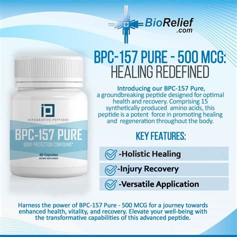 Discover The Healing Power Of Bpc 157 Pure Your Ultimate Guide Biorelief