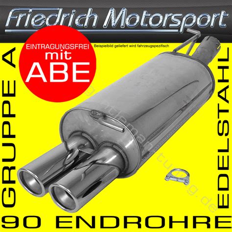 Friedrich Motorsport V A Endschalld Mpfer F R Alfa Romeo Spider Gtv