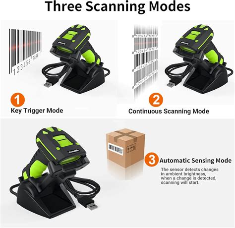 Alacrity D Industrial Wireless Barcode Scanner With Charging Stand