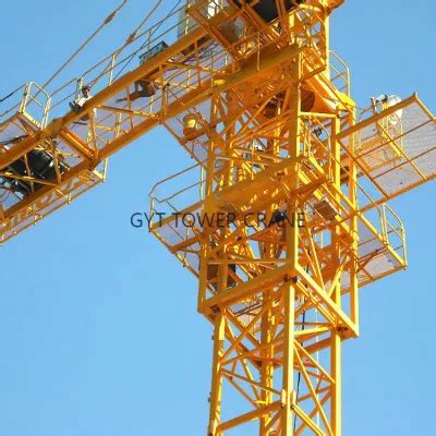 Flat Top Topless Construction Self Erecting Mobile Tower Crane 8 Tons