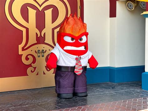 'Inside Out' Anger Meet and Greet Begins at Disney California Adventure ...