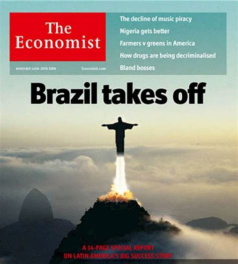 Brazil in the Cover of The Economist Magazine and what this Relates to ...