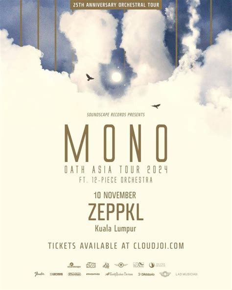 Mono Kl 2024 Concert Dates Tickets Venue And More Augustman Sg