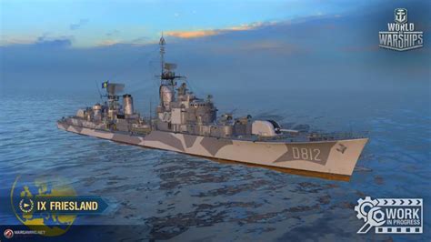 Supertest Pan European Tier IX Premium Destroyer Friesland