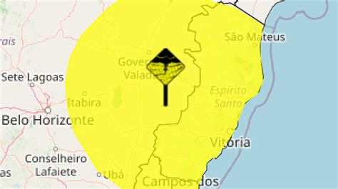 Instituto Emite Alerta De Chuva Intensa E Ventos De At Km H Em