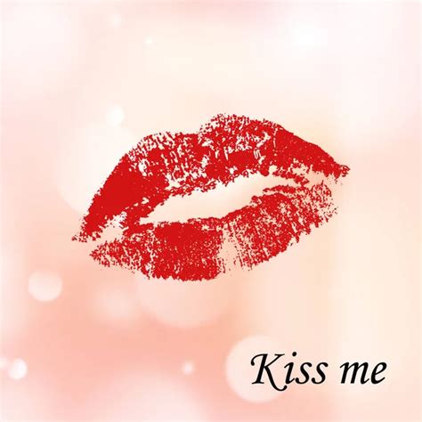 Kiss Sexy Red Lipstick Stock Vector By ©ahmety34 185674802