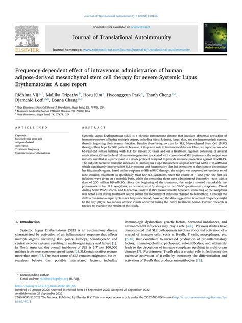 Pdf Frequency Dependent Effect Of Intravenous Administration Of Human