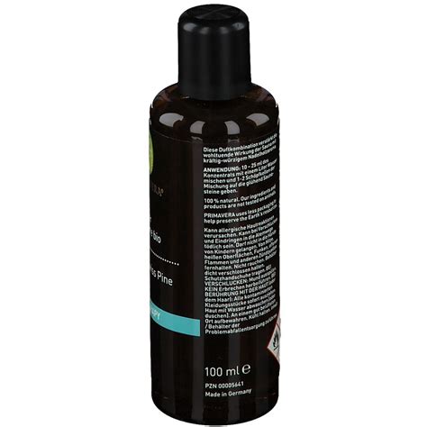 PRIMAVERA Aroma Sauna Zirbelkiefer Riesentanne BIO 100 Ml Shop Apotheke