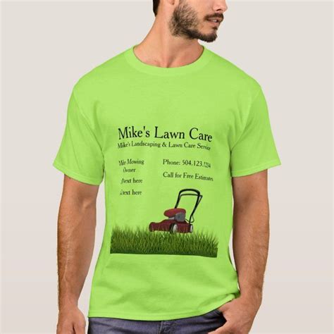 Lawn Care T-Shirts & T-Shirt Designs | Zazzle | Lawn care, Lawn care ...