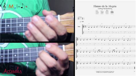 Ukulele Himno De La Alegría Melodiaandacordes Youtube