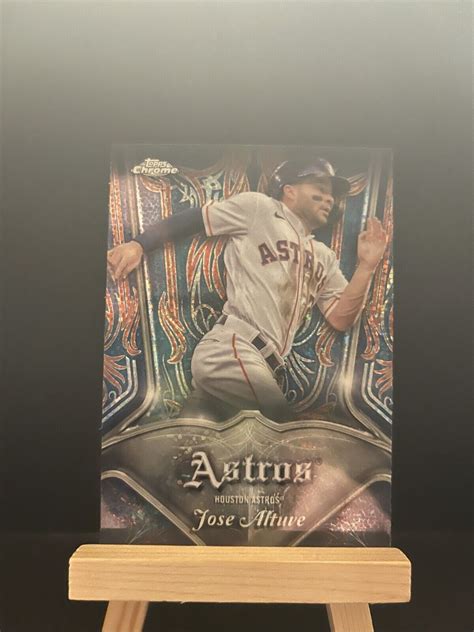 2022 Topps Chrome Pinstriped P 3 Jose Altuve Houston Astros EBay