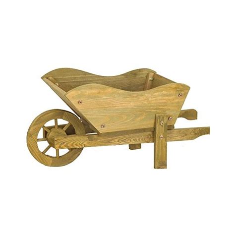 Wooden Wheelbarrow Planter