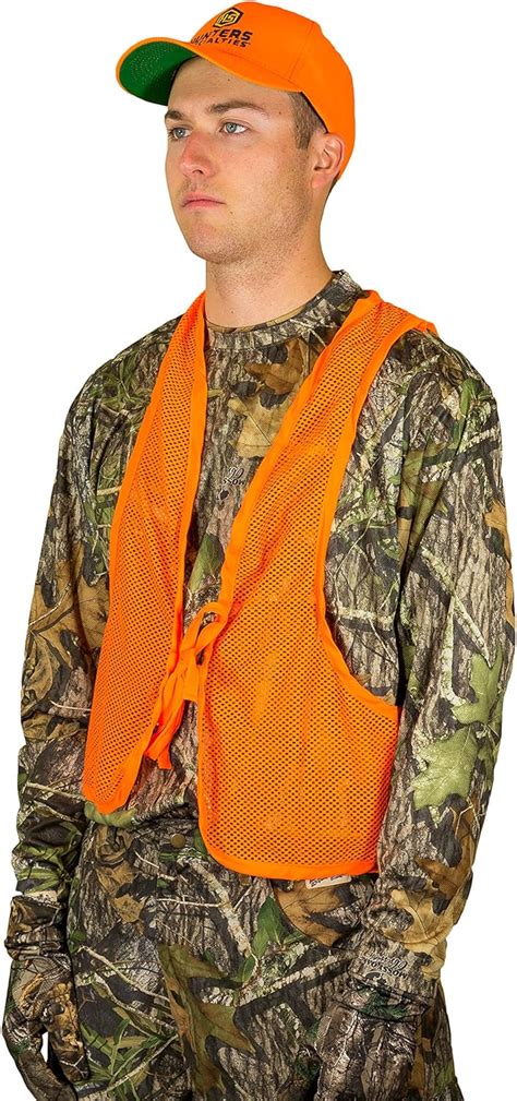 Hunters Specialties Adult Mesh Safety Vest Blaze Orange