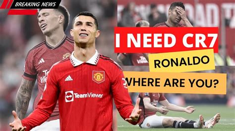 Mu Dibantai Brighton Nama Ronaldo Menggema Di Old Trafford Youtube