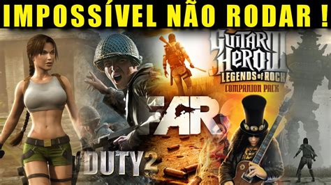 INCRÍVEL TOP Jogos que rodam PC FRACO Processador Celeron Entenda