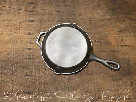 Silver Foam Rubber Frying Pan Us Props And Effects