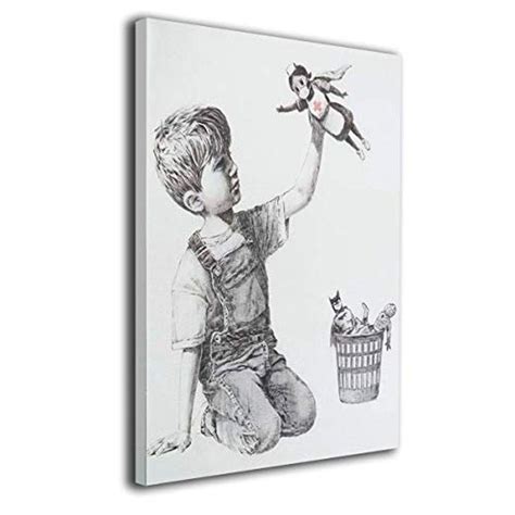 Banksy バンクシー アートパネル モダン 風景画 インテリア 絵 壁絵 壁掛け 絵 ソファの背景絵画 寝室絵画 壁アート 軽くて取り付