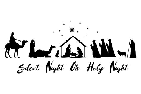 242+ Christmas Nativity Scene SVG – SVG Cut Files