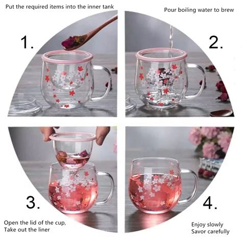 One Two Cups Gelas Cangkir Teh Tea Cup Mug Ml With Infuser Filter