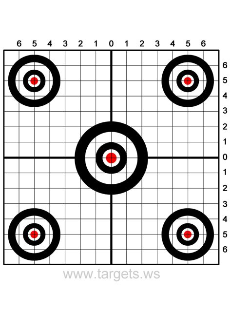 Free Printable Rifle Sighting Targets