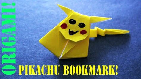 How to Make an Origami Pikachu Bookmark! - Instructables