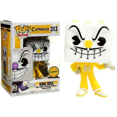 Funko Cuphead Pop Games King Dice Exclusive Vinyl Figure 313 Gold Limited Edition Toywiz