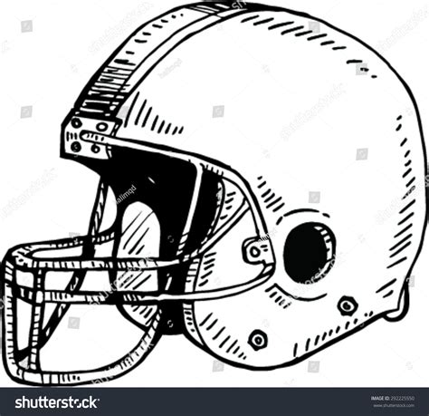 1,317 Football Helmet Sketch Vector Images, Stock Photos & Vectors ...