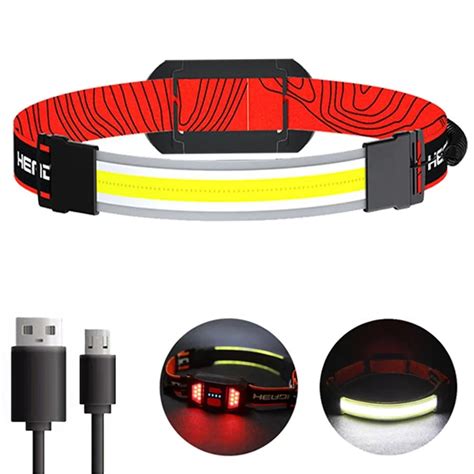 Vezi Lanterna Pentru Cap Cu Banda Led Incarcare Usb La Cel Mai Bun