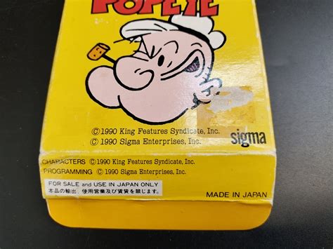 Popeye Jp Ovp Action Game Boy Nintendo Classicgamestorech