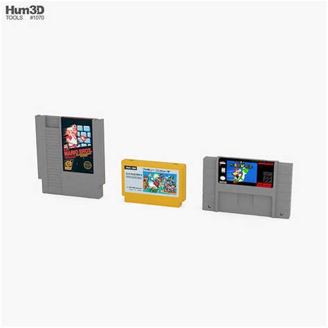 Nintendo Cartridges 3d Model Cgtrader