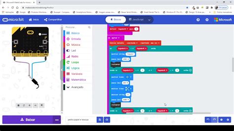 Pedra Papel E Tesoura Microbit YouTube