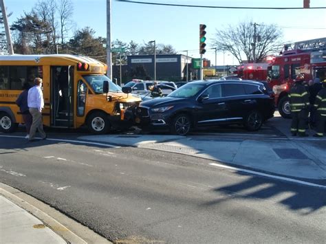 School Bus Involved In 3 Car Crash In Massapequa Massapequa Ny Patch