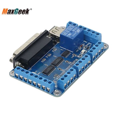 Maxgeek Controlador De Movimiento Cnc Mach De Ejes Tarjeta Usb