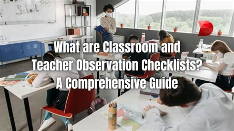 What Are Classroom Observation Checklists DataMyte