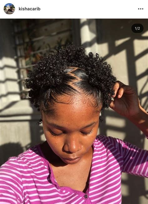 Pin By Mariam On Projets à Essayer Natural Curls Hairstyles Short