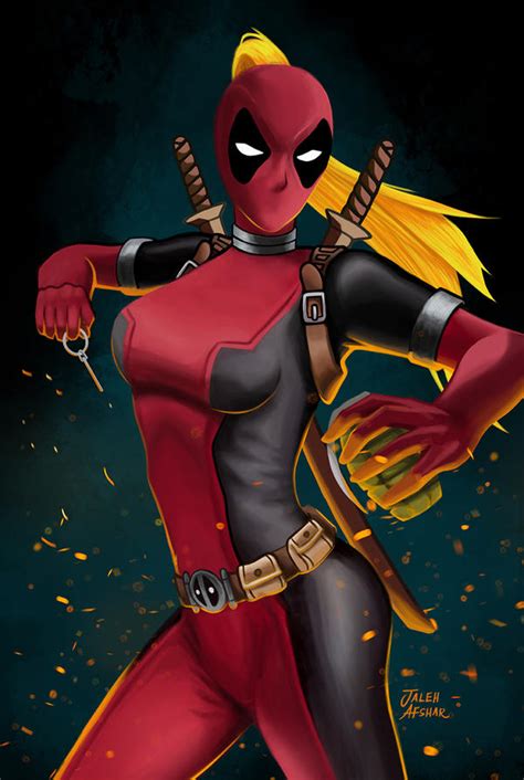 Lady Deadpool By Jaleh On Deviantart