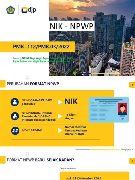 Materi Pemadanan NIK NPWP Pajak | PDF