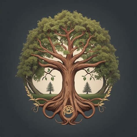 Premium AI Image | A Tree Logo