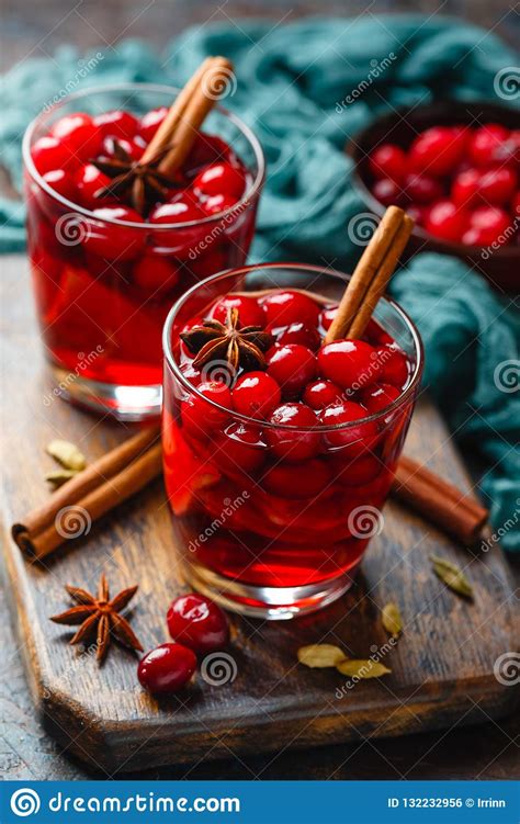 Vidrios Con El Sacador Caliente Para El Invierno Vino Reflexionado