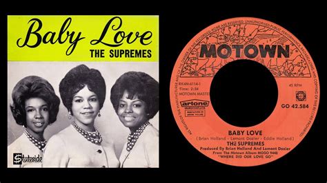 The Supremes Baby Love Youtube