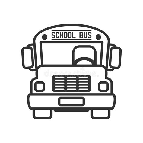 School Bus Clip Art Black And White