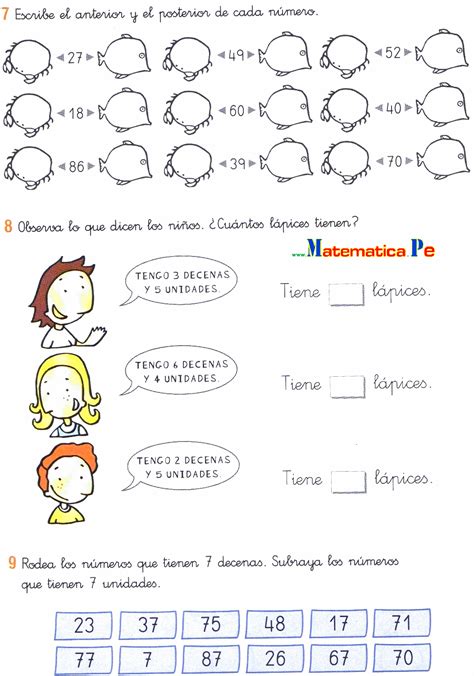 Ejercicios De Matematica Para Primer Grado De Primaria Para Imprimir Sexiz Pix