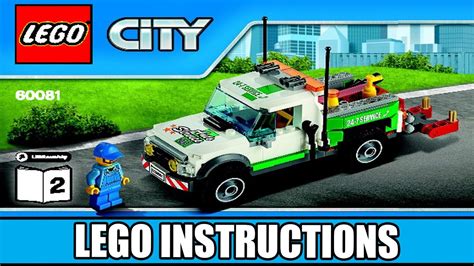 LEGO Instructions | City | 60081 | Pickup Tow Truck (Book 2) - YouTube