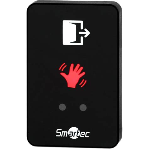 Кнопка ИК-бесконтактная Smartec ST-EX310L-BK накладная, черная, СИД ...