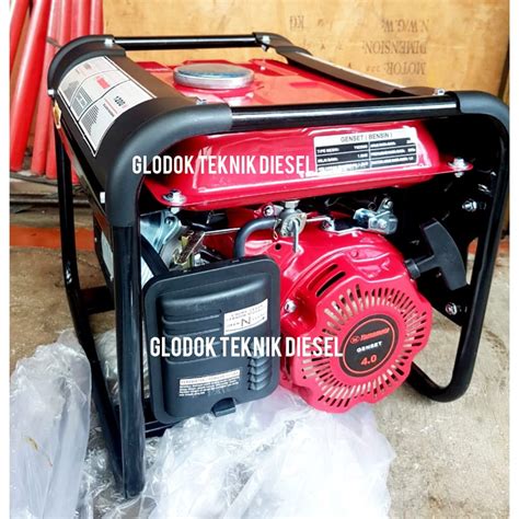 Jual Genset Bensin 1200 Watt Generator Listrik 1000 W Gulungan Full