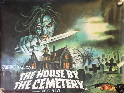 House By The Cemetery British Quad Poster - Horror Collectors